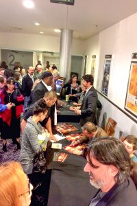 Cast signing at the Dallas screening of “Beyond The Farthest Star."
