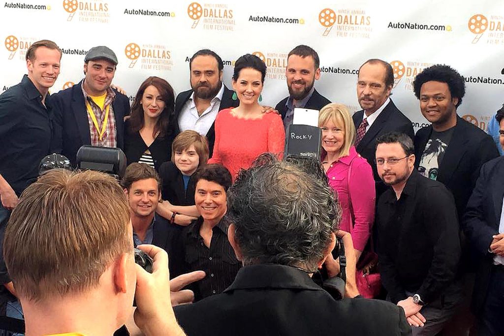 With the cast & directors, on the red carpet for “Kill or Be Killed” at the Dallas International Festival.